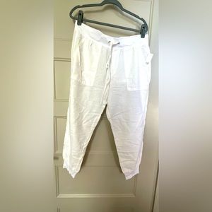 Gap Linen Joggers, Size Large.  NWT.